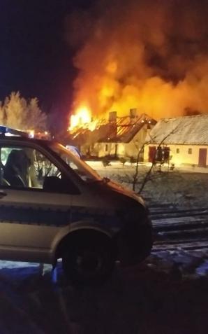 Giżycko: Bez wahania weszli w ogień ratować ludzkie życie