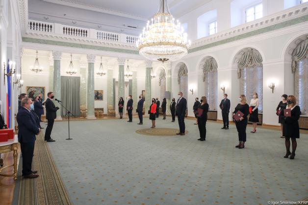 Prezydent wręczył nominacje sędziowskie